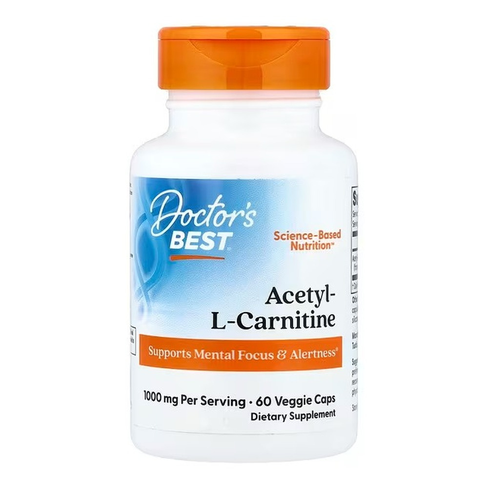 Doctor's Best Acetylo-L-karnityna, 500mg Kapsułki 60 kapsułek