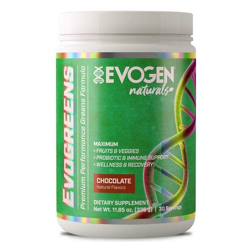 Evogen Evogreens Naturals Mieszanka greens, Czekolada 336g