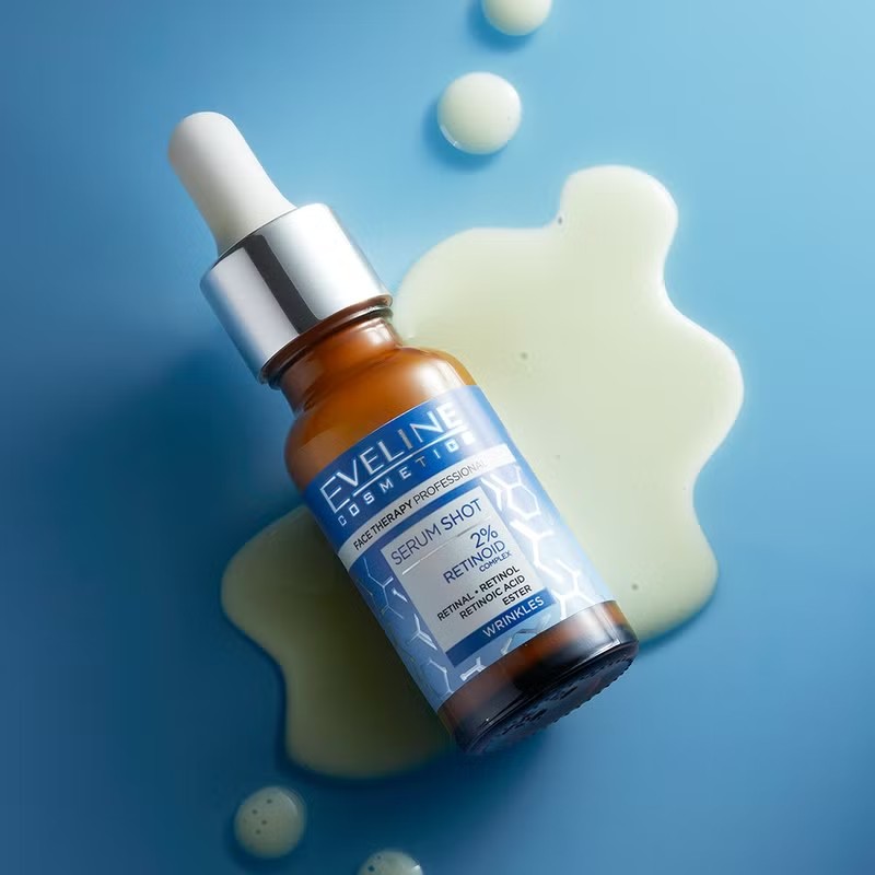 Eveline Face Therapy Professional Serum Shot Kuracja Redukująca Zmarszczki z 2% Kompleksem Retinoidów 18ml