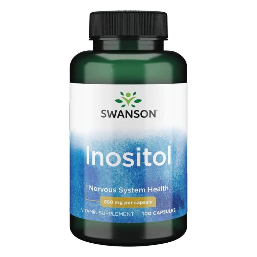 Swanson Inositol 650mg 100 Kapsułek