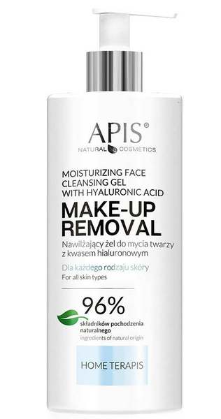 Apis Home TerApis Moisturising Face Wash Gel with Hyaluronic Acid for All Skin Types 300ml
