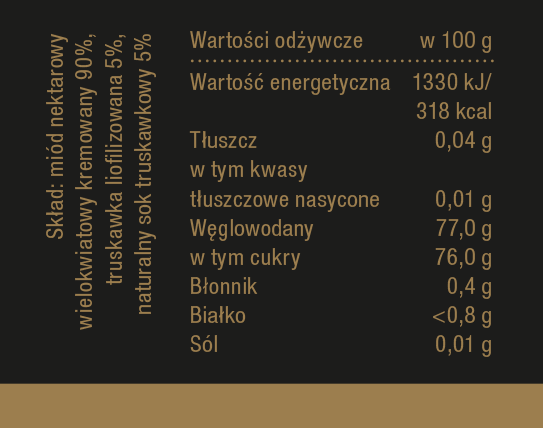 Bona Multiflower Honey with Strawberry Natural Delicious Flavor 245g