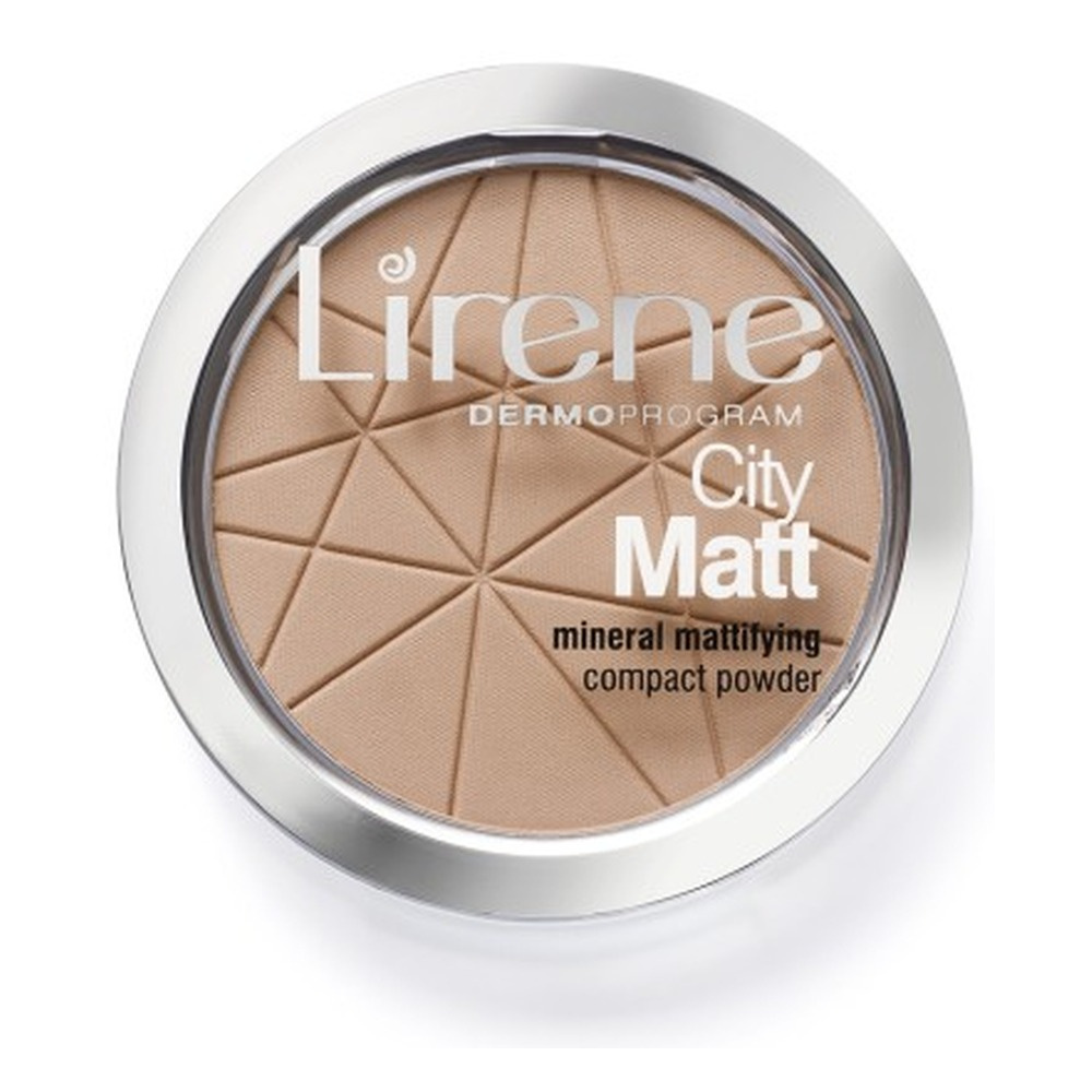 Lirene City Matt Mineralny Puder Matujący Nr 03 Beige dla każdego Rodzaju Skóry 9g