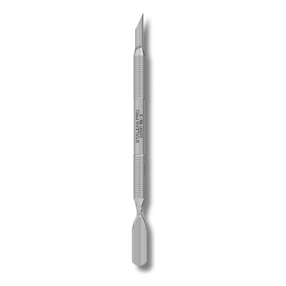 Staleks Pro Kopytko do Manicure EXPERT 90 TYPE 2 Kopytko Skośne i Popychacz Szeroki Zaokrąglony 141mm 1 Sztuka