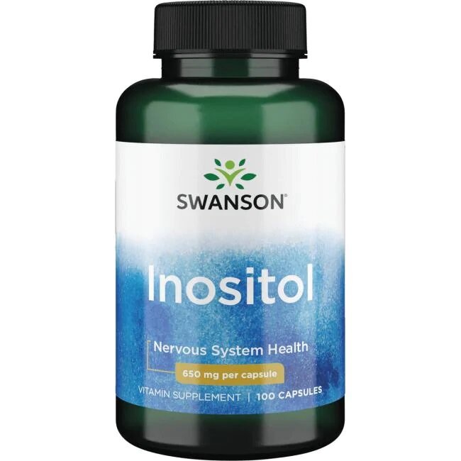 Swanson Inositol 650mg 100 Capsules