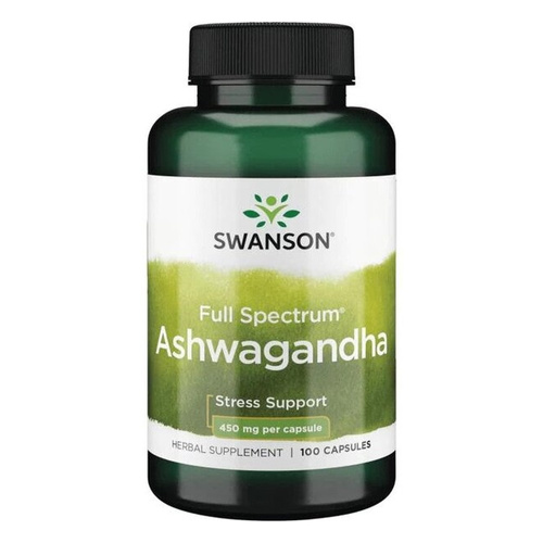 Swanson Ashwagandha 450 mg 100 Kapsułek