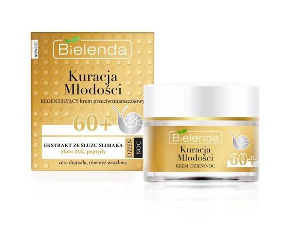 Bielenda Kuracja Młodości Krem Przeciwzmarszczkowy Ekstrakt ze Śluzu Ślimaka 60+ na Dzień i na Noc 50ml