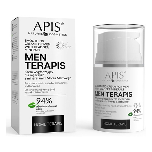 Apis MenTerApis Wygładzający Krem dla Mężczyzn z Minerałami z Morza Martwego 50ml