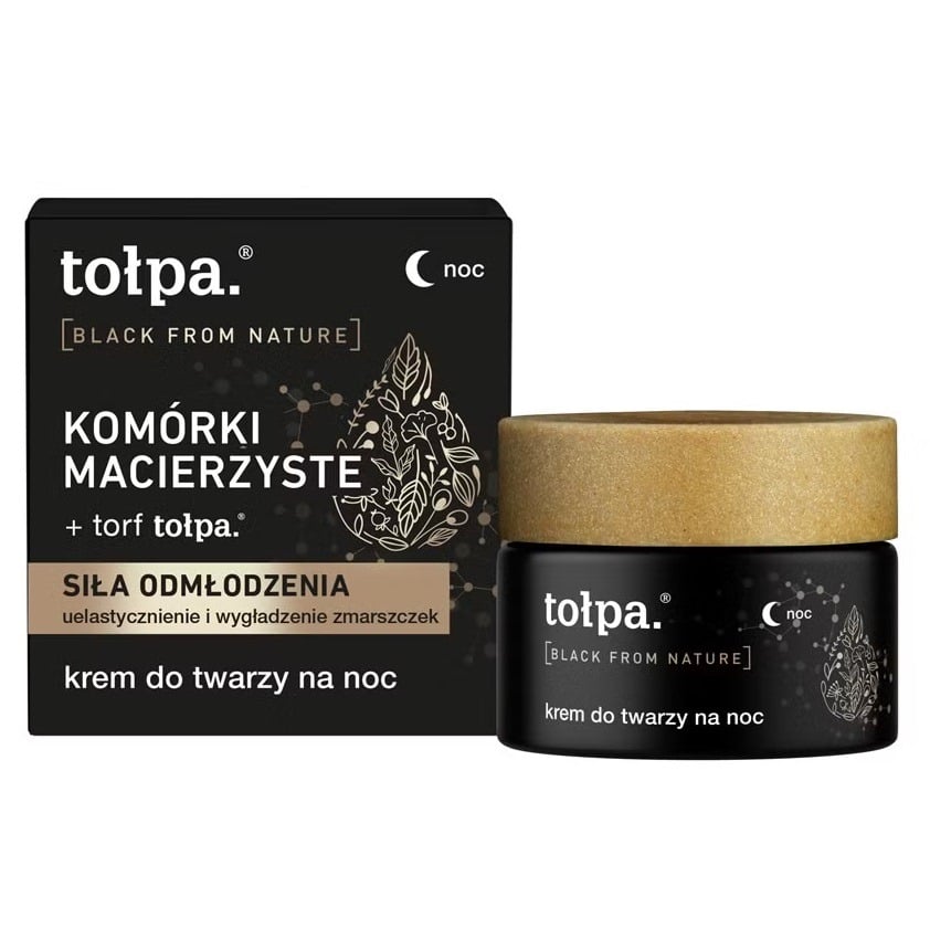 Tolpa Black From Nature Krem do twarzy na noc komórki macierzyste 50ml
