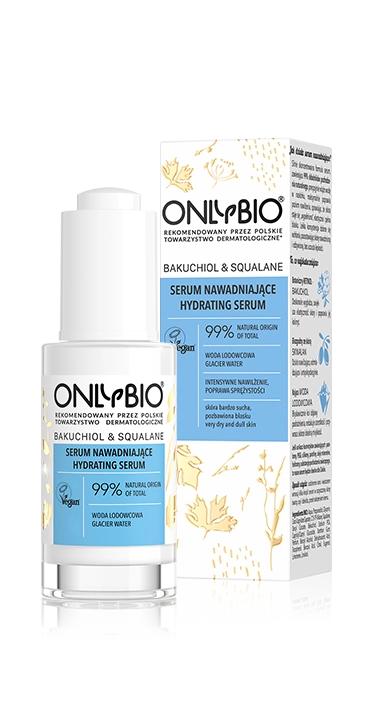 OnlyBio Hydrating Serum with Bakuchiol and Squalane for Very Dry and Dull Skin 30ml