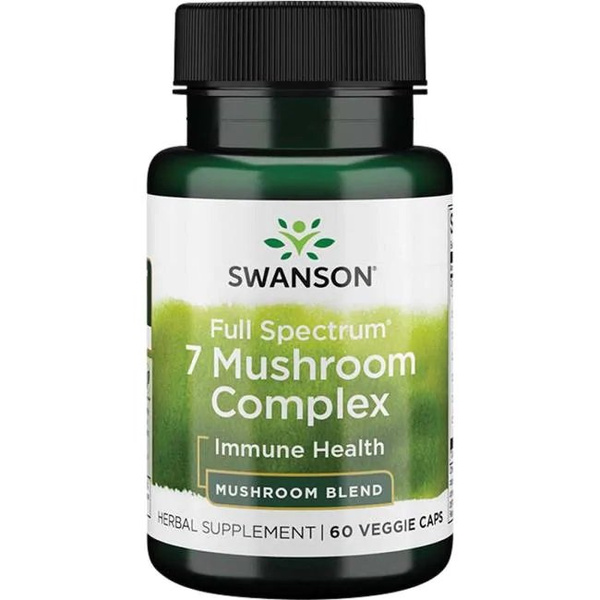 Swanson Full Spectrum 7 Mushroom Complex 60 Vcapsules