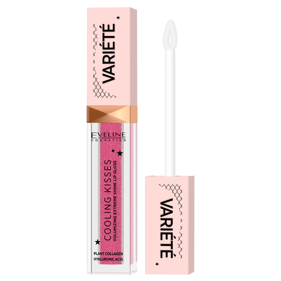 Eveline Variete Cooling Kisses Błyszczyk Zwiększający Objętość Ust z Efektem Chłodzącym Nr 06 Amazing Kiss  6,8ml