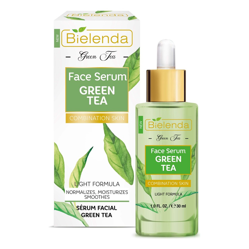 Bielenda Normalizujące i Nawilżające Serum do Twarzy z Zieloną Herbatą do Cery Mieszanej 30ml