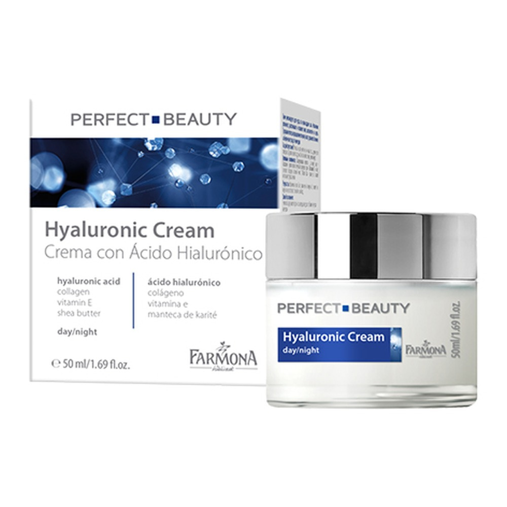 Farmona Perfect Beauty Face Cream with Hyaluronic Acid and Collagen for Day and Night 50ml