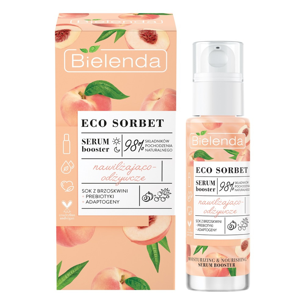 Bielenda Eco Sorbet Brzoskwinia Nawilżające i Odżywcze Serum Booster 30ml