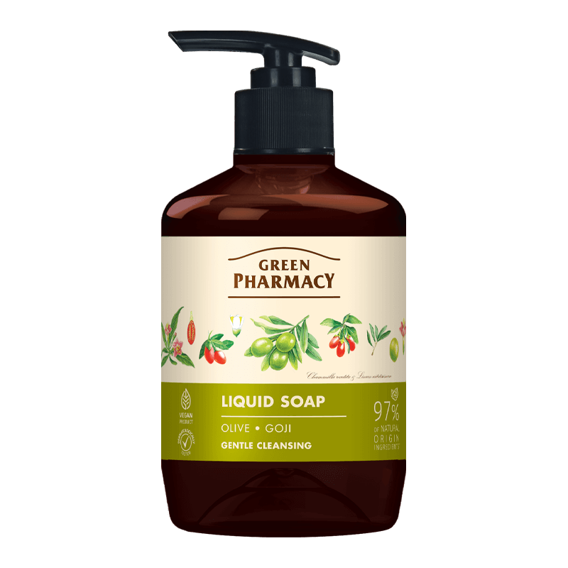 Green Pharmacy Mydło w Płynie Oliwa i Jagody Goji 460ml