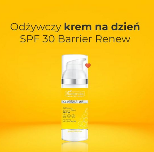 Bielenda Professional SupremeLab Barrier Renew Odżywczy Krem do Skóry Suchej i Wrażliwej na Dzień SPF30 50ml
