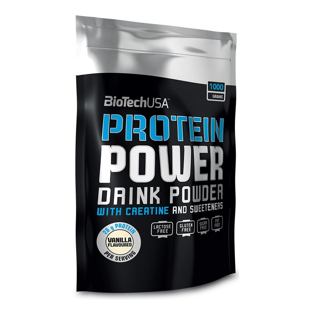BioTechUSA Protein Power Odżywka Białkowa Czekoladowa z Kreatyną 1000g