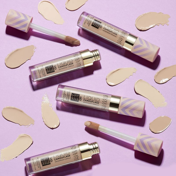 Eveline Liquid Camouflage Waterproof Concealer with Hyaluronic Acid No.05 Light Sand 7.5ml