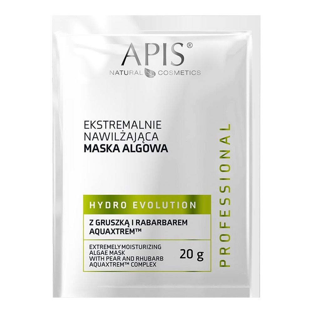 Apis Professional Hydro Evolution Ekstremalnie Nawilżająca Maska Algowa z Gruszką i Rabarbarem dla Cery Odwodnionej 20g