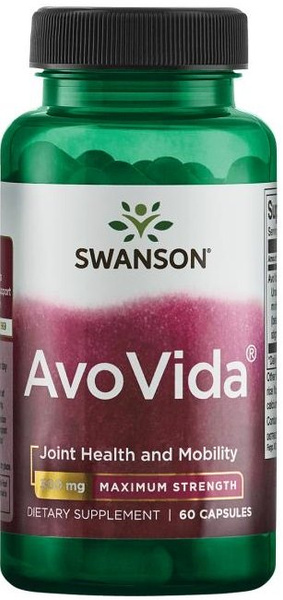 Swanson AvoVida 300mg Maximum Strength 60 Capsules