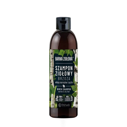 Barwa Ziołowa Szampon Ziołowy Brzoza dla Włosów Normalnych i Suchych 250ml