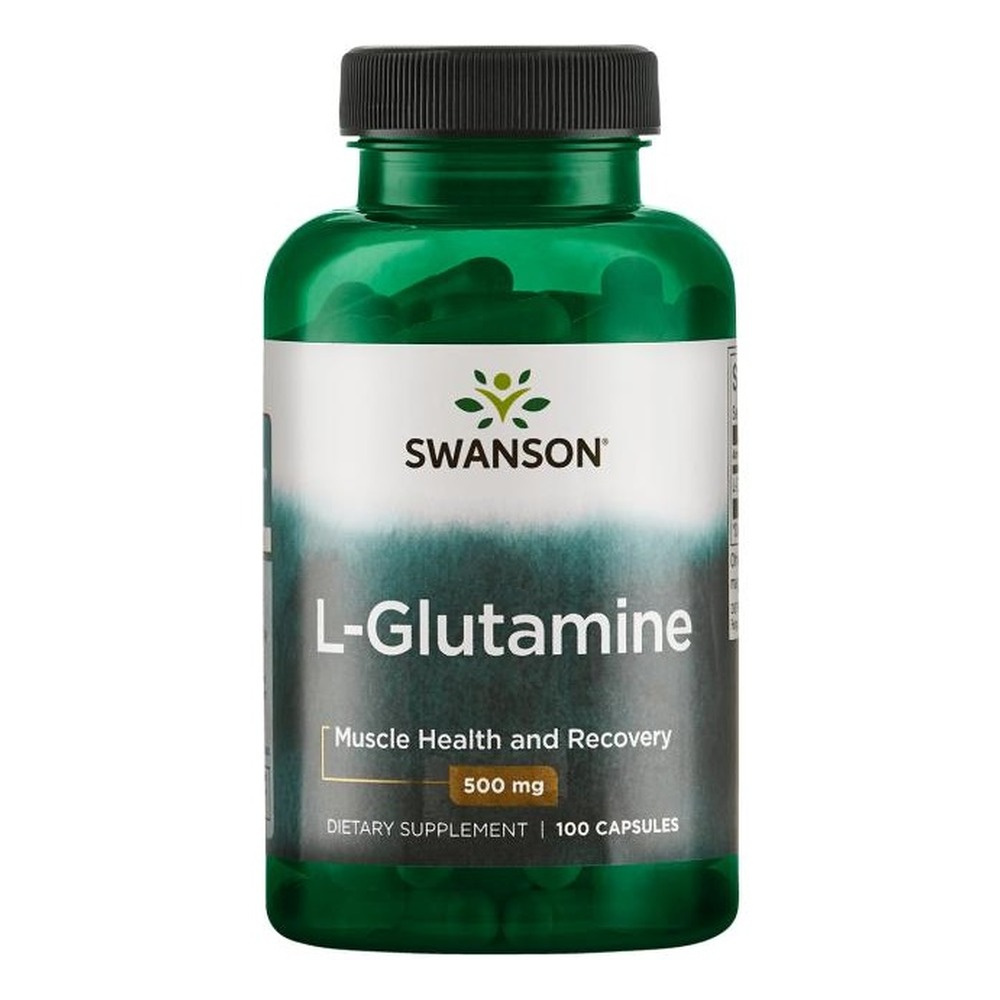 Swanson L-Glutamine 500mg 100 Kapsułek