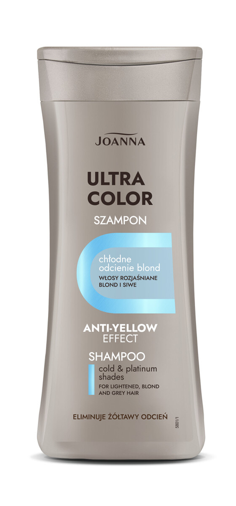 Joanna Color System Szampon Chłodny Blond Eliminuje Żółtawy Odcień Włosów 200ml