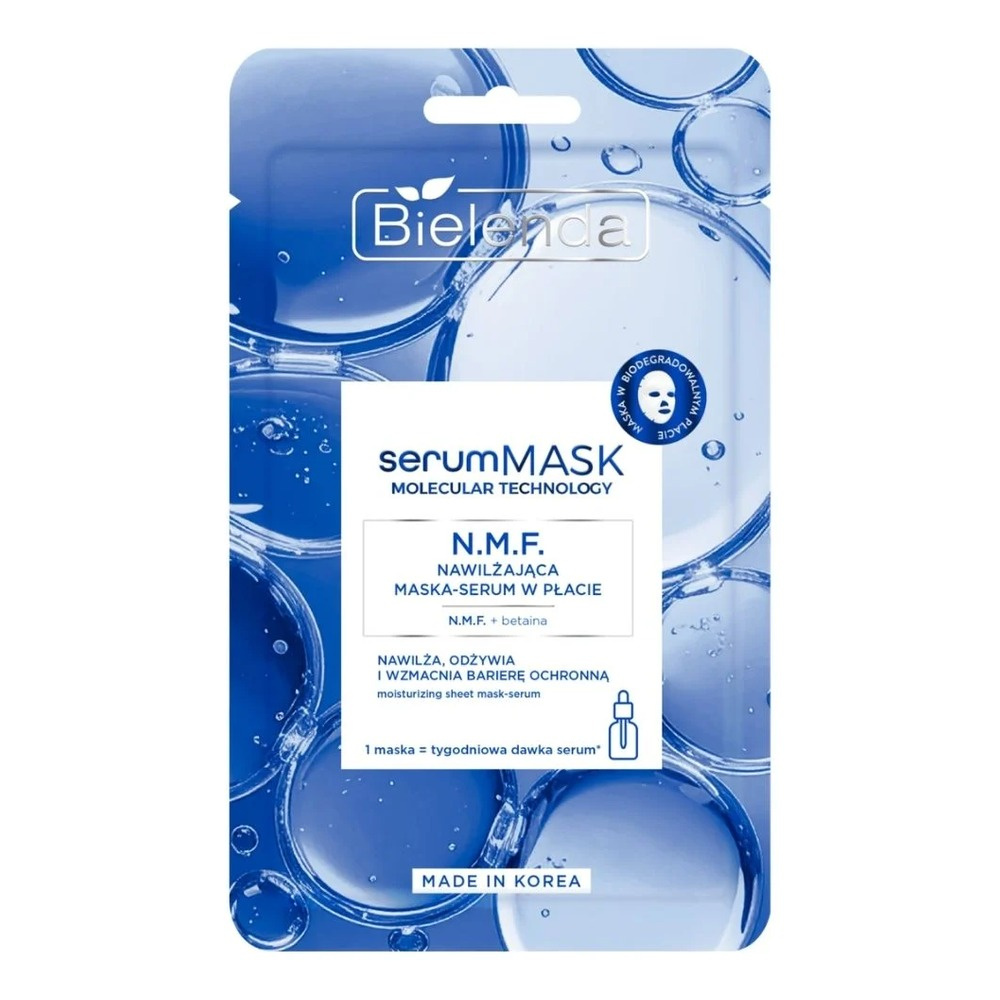 Bielenda N. M. F. Nawilżająca Serum Maska W Płachcie 1pc