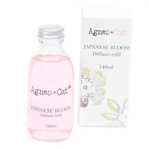 Agnes + Cat Reed Diffuser Refill - Japanese Bloom 150ml