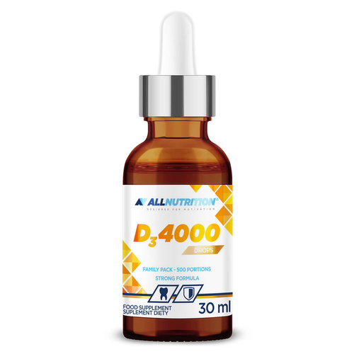 Allnutrition Vit D3 4000 w Kroplach 30ml