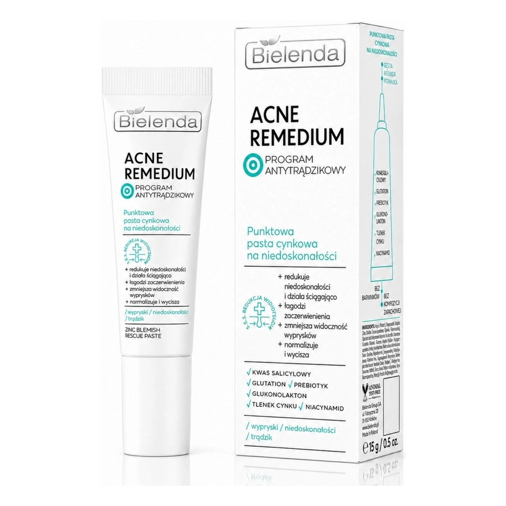 Bielenda Acne Remedium Spot Zinc Paste for Imperfections 15g