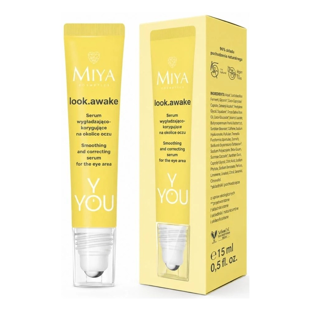 Miya Look.Awake Smoothing and Correcting Eye Serum for Dark Circles and Signs of Fatigue 15ml
