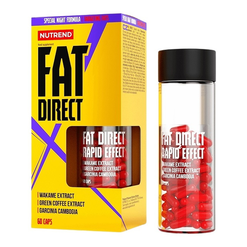 Nutrend Fat Direct Stimulant-Free Night Fat Burner for Fat Reduction during Sleep 60 caps