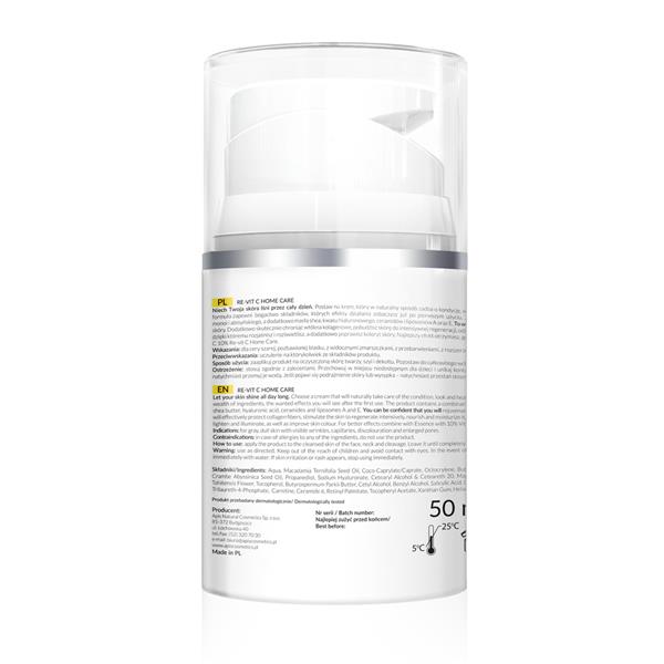 Apis Re- Vit C Revitalizing Day Cream wth Vitamin C SPF15 for Face Neck and Neckline 50ml