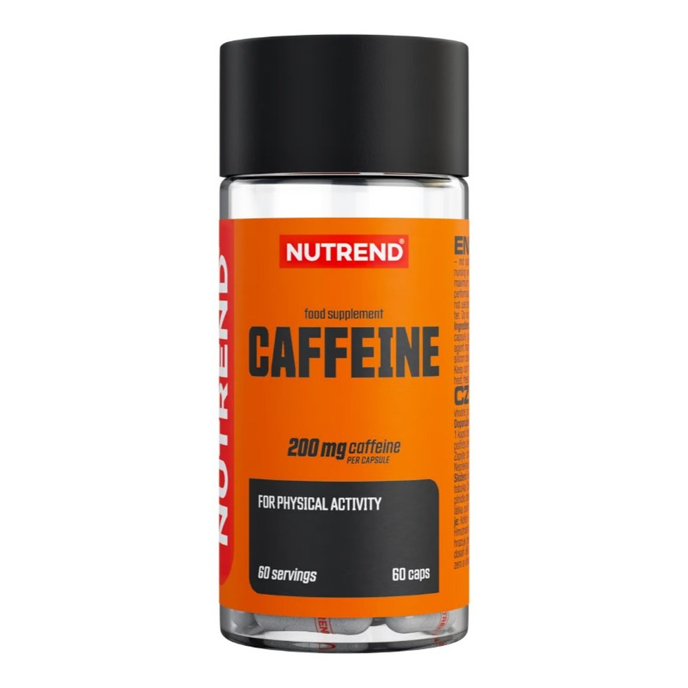 Nutrend Caffeine 200mg a Supplement for Energy and Focus 60 Capsules