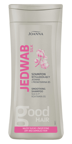 Joanna Jedwab Wygładzający Szampon Nawilżający dla Włosów Suchych Matowych i Zniszczonych 200ml