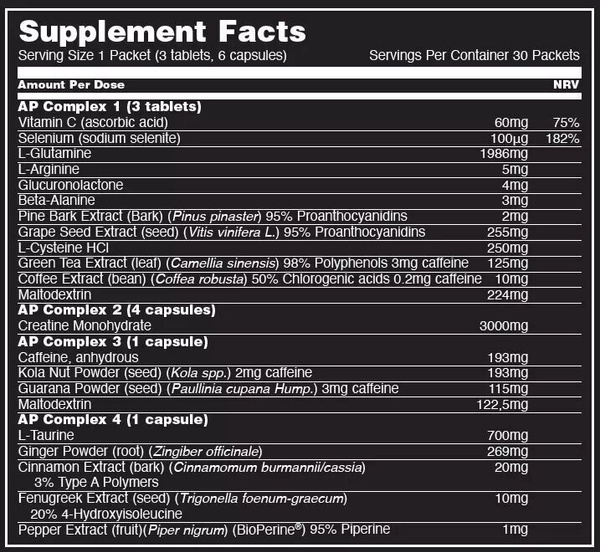 Animal Pump 30 Packs