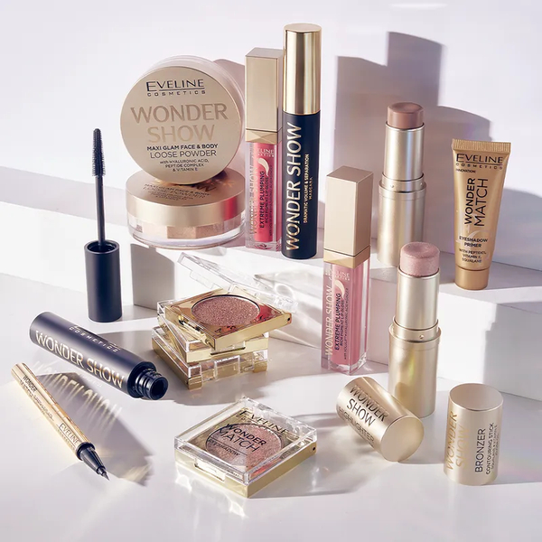 Eveline Wonder Show Sypki Puder Rozświetlający do Twarzy i Ciała Maxi Glam 6g