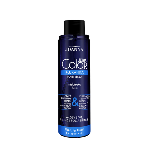 Joanna Ultra Color Płukanka do Włosów Blond Siwych i Rozjaśnionych Niebieska 150ml