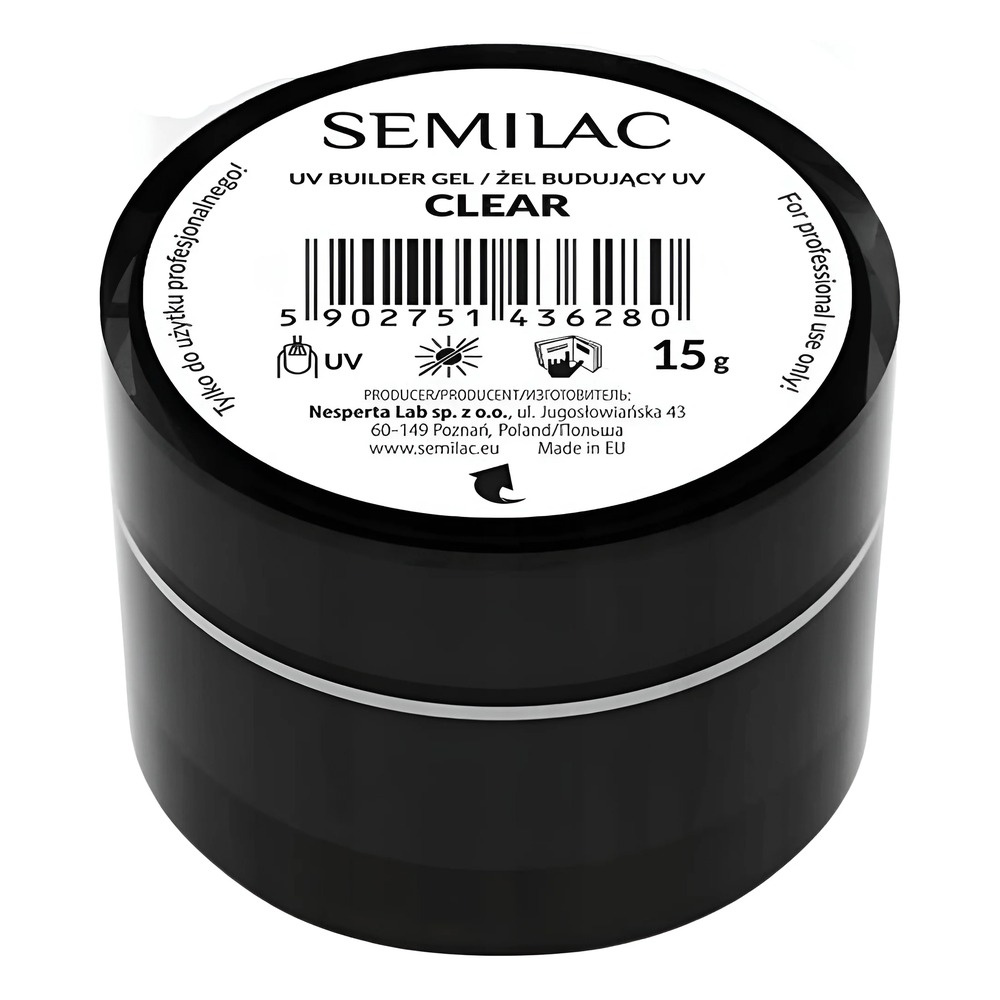 Semilac Builder Gel - Clear 15g