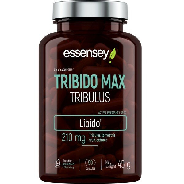 Essensey Tribido Max Tribulus for Vitality and Testosterone Support 90 Capsules