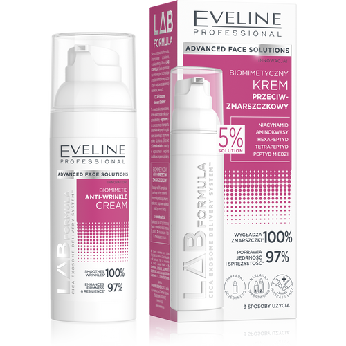 Eveline Lab Formula Biomimetyczny Krem Przeciwzmarszczkowy na Dzień i na Noc 50ml