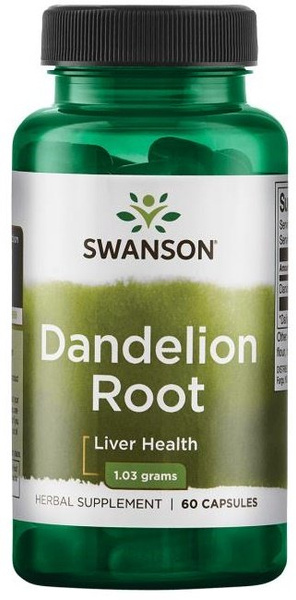 Swanson Dandelion Root 515mg  60 Capsules