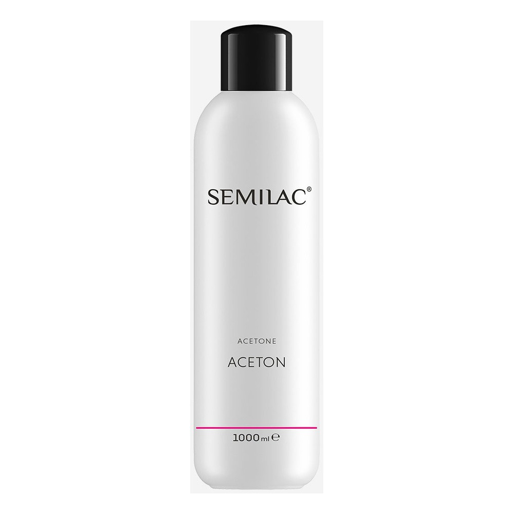 Semilac Acetone Zmywacz do Lakieru Hybrydowego 1000ml