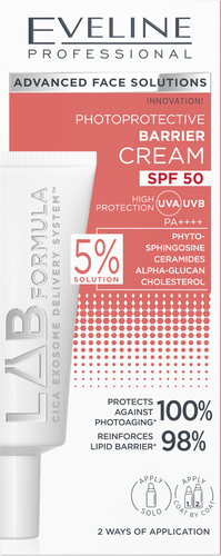 Eveline Lab Formula Fotoochronny Krem Barierowy UVA i UVB SPF50 40ml
