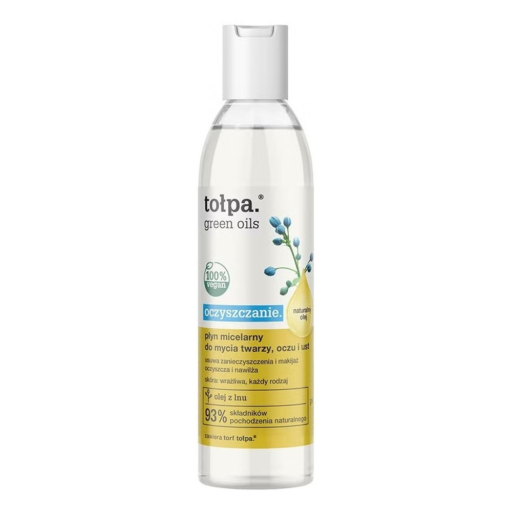 Tolpa Green Oils Płyn micelarny do demakijażu twarzy oczu i ust 200ml