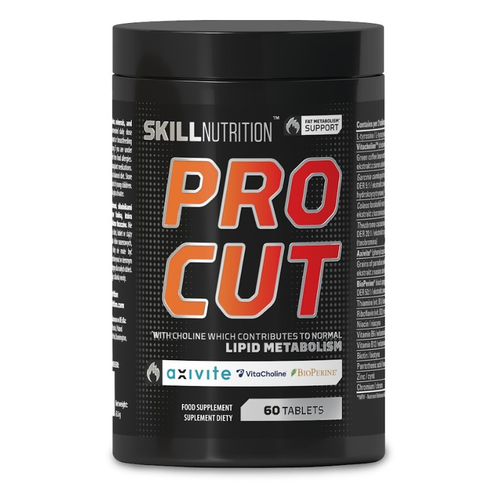 Skill Nutrition Pro Cut Wsparcie Metabolizmu Tłuszczów 60 Tabletek