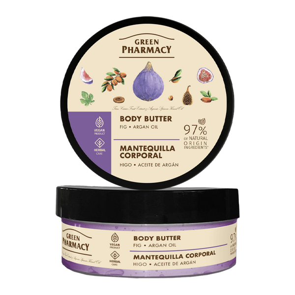 Green Pharmacy Masło do Ciała Figa i Olejek Arganowy 200ml