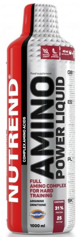 Nutrend Amino Power Liquid a Liquid Amino Acid Supplement for Muscle Growth 1000ml